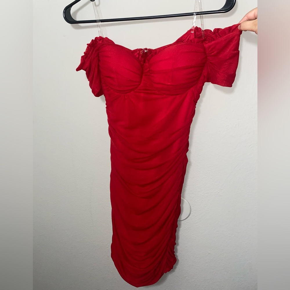 Windsor Stunning Mesh Mini Dress